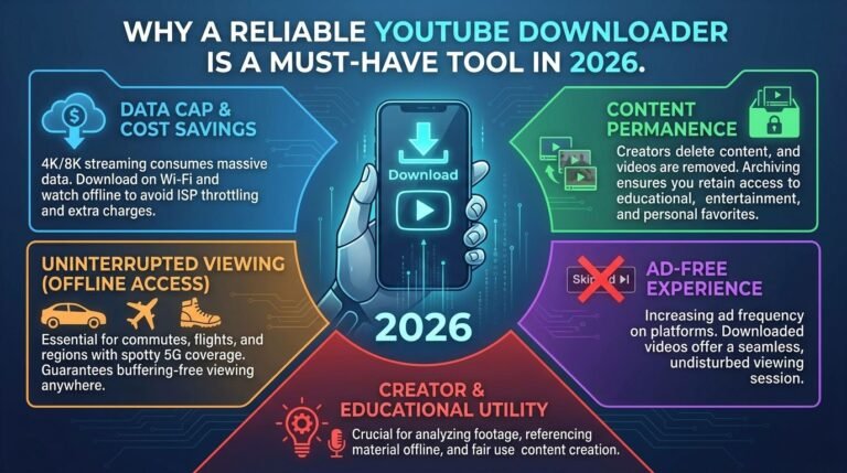 Why a Reliable YouTube Downloader Is a Must-Have Tool in 2026